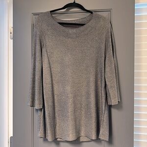 Chico’s Navy/gray sweater size 2
